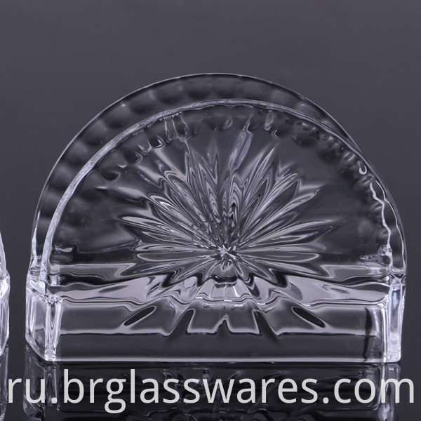 crystal glass napkin holder 2